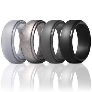 Silicone Wedding Bands- Mens